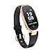Produktbild KXKSL Smartwatch Fitness Tracker Armband Uhr SchrittzäHler Uhren Smart Watch Multifunktionsarmband-Herzfrequenzarmbanddamen Tragen wasserdichte Bluetooth Schrittgesundheit Zur Schau