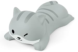 DIYCUT Repose Poignet Silicone, Repose Poignet Souris, 13 x 6,8 cm Repos Poignet Mignon, peut Soulager la Fatigue de la Main, Décompresser ou Faire de Petites Décorations, Style Dessin Animé Simple