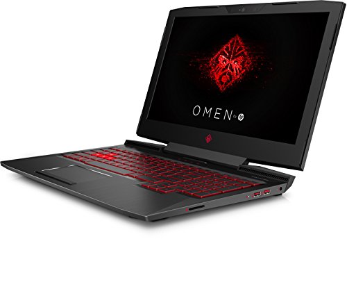 HP Omen 15-ce054na 15 6-inch Laptop Core i7-7700HQ 2 8 GHz   3 8 GHz Turbo Processor  8GB RAM  1TB   128GB SSHD  NVIDIA GeForce GTX 1050 Ti 4GB GDDR5 