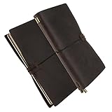 Handgefertigt Notizbuch Leder Vintage Handbuch Journal...