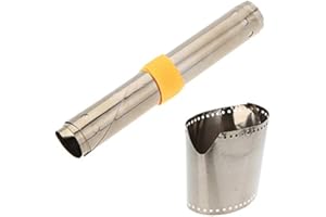 CUASTING Pare-vent pour réchaud de camping en titane pur - 19 cm