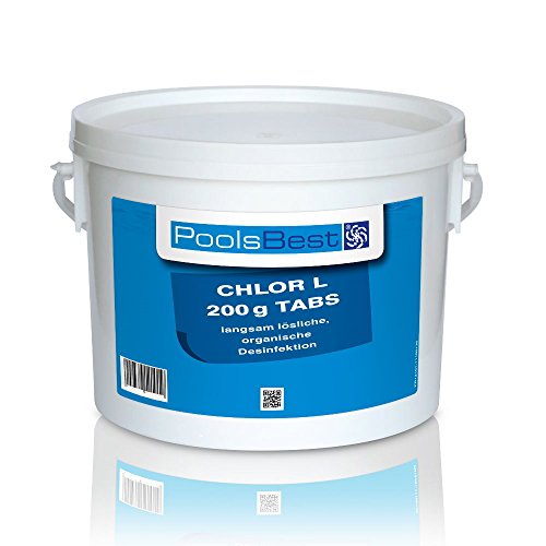 3 Kg - PoolsBest® Chlortabletten L 200g, 80-90% Aktivchlor, langsamlöslich