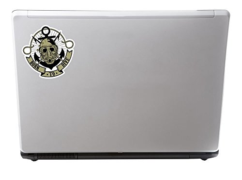 2 x BORN TO DIVE TAUCHEN Vinyl Aufkleber Aufkleber Laptop Reise Gepäck Auto Ipad Schild Fun # 6672 – 20cm/200mm Wide - 2