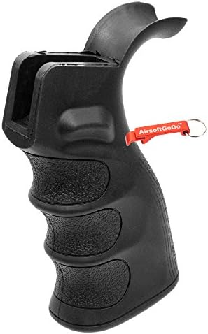 Grip for Marui M4A1 Airsoft GBB (Black) - Keychain Included