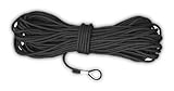  30 m Angler Ankerleine schwarz 10 mm mit Nylonkausche