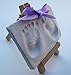 Soft white baby handprint / footprint air drying clay with display easel- makes 4-6 newborn prints