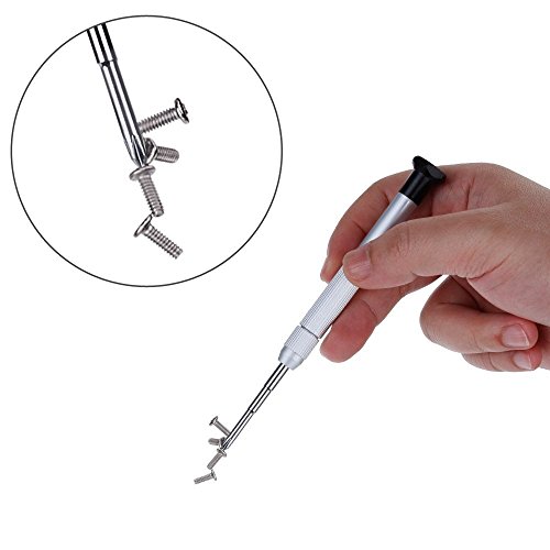 Mini Schraubendreher Set,Drillpro 13-teilig Magnetische Präzisions Schraubendreher Reparatur Werkzeug set,Magnetisierbar, Torque, Schlitz, Kreuzschlitz, Etui in Lederoptik für Handy PC Laptop Macbook - 5