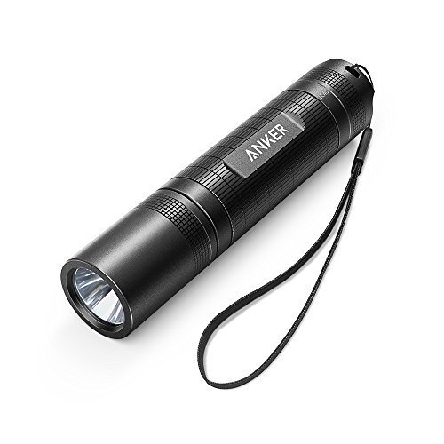 Anker LC40 Taschenlampe Praktische LED Taschenlampe, Superhell 400 Lumen Cree LED, IP65 Wasserfest, 3 Einstellungen Hell / Niedrig / Blinkfunktion für Campen, Wandern, Fahrradfahren und Notfälle