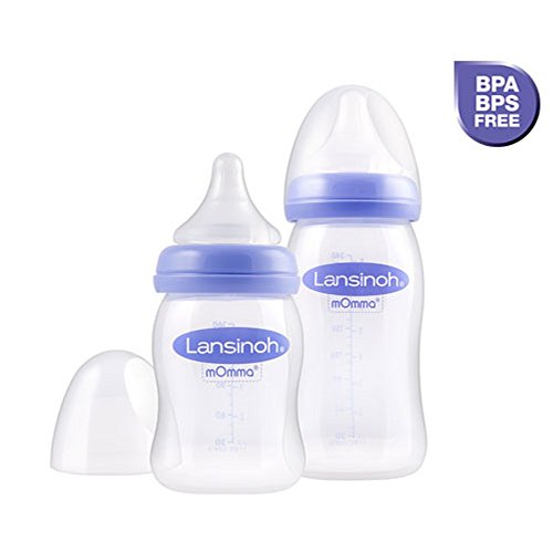 Preisvergleich Produktbild LANSINOH Weithalsflasche 160 ml Sauger S 1 St