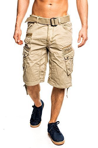 Geographical Norway Hombre Cortos Cargo People - beige, 3XL