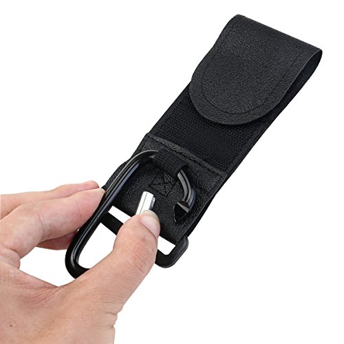 NUOLUX Kinderwagen Clip Kinderwagen Buggy Metall Clip hängende Haken 2ST (schwarz) - 3