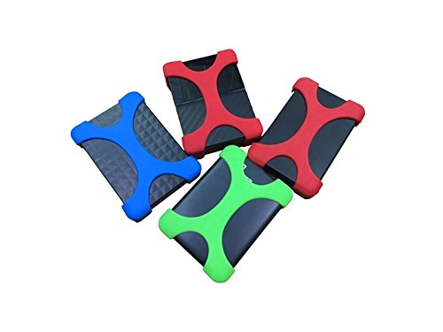 Preisvergleich Produktbild OVVO Silikon 2,5-Zoll-Mobile-Festplattenabdeckung Bruchsichere stoßsichere Digitale Schutzhülle (grün) Speicherkartenetui