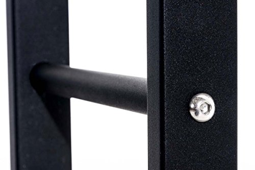 CLP Metall Kaminholzregal / Kaminholzständer KERI V3, Metall matt schwarz, bis zu 8 Größen wählbar 25 x 60 x 150 cm - 7