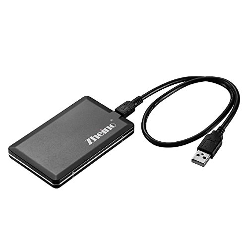 Zheino 1.8 USB 2.0 Festplattenlaufwerk SSD HDD ZIF PATA 40Pin Externes festplatten Gehäuse mit Spielraum-Beutel