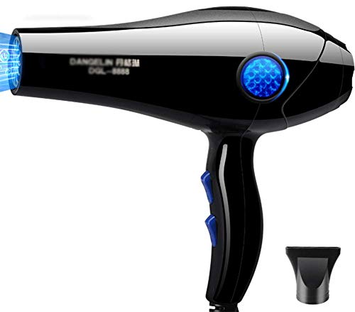 Preisvergleich Produktbild AGLT Haartrockner Professioneller ionischer Haartrockner Schnelle Schlagtrockner Elektrische Haushaltsgeräte Mit Haardiffusoren 2000W hohe Leistung Cold Heat Dual Use 3C-Zertifizierung