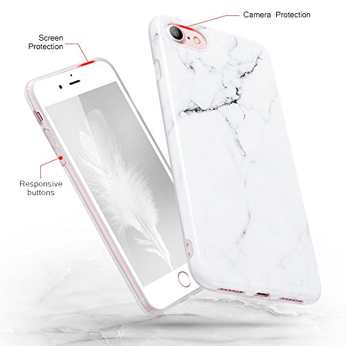 iPhone 7 Case, ESR Marble Pattern Shell Skin Cover [Anti-Scratch] [Anti-Slip] [Ultra-Thin] for 4.7