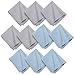 Price comparison product image Hifot Microfiber Cleaning Cloth 10 Pack, Glasses Cleaning Cloth for Eyeglasses, Spectacles, Sunglasses, Camera Lenses, iPad, Tablets, Phones, LCD Screens - 5.7"/14.5cm * 6.9"/17.5cm