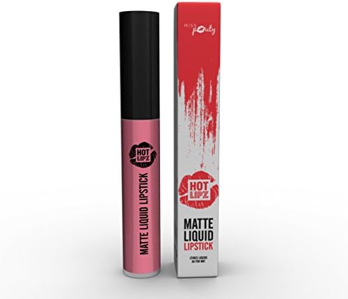 Miss PoutyMatte Liquid Lipstick Long Lasting Choose From 5 Shades Colours (Lovely Stuff (Dusty Pink))