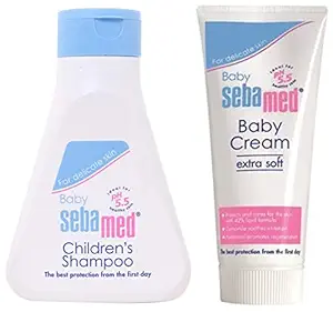 Sebamed Baby (Children) Shampoo 150Ml&Sebamed Baby Cream Extra Soft, 50Ml