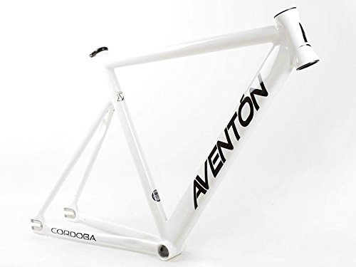 Aventon marco Pista Fijación fijo Cordoba blanco aluminio Talla 52 (