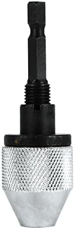 Quick Change Drill Bit 1/4 Chuck Adapter Converter 0.3mm-6.5mm Hex Shank Keyless