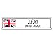Produktbild SignMission Oxford, Großbritannien Straßenschild Britische Briten Briten Flagge City Geschenk