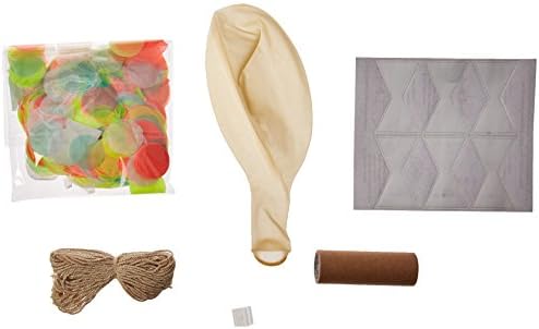 MERI MERI Toot Sweet Beautiful Balloon Kit CONFETTI (8 Balloons, Confetti, Stickers, Twine)