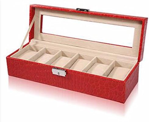 lzzfw Jewelry Box Christmas Gift Box Luxury Glass Sunroof Watch Box Bangle Bracelet Jewelry Finishing Box Storage Box, A