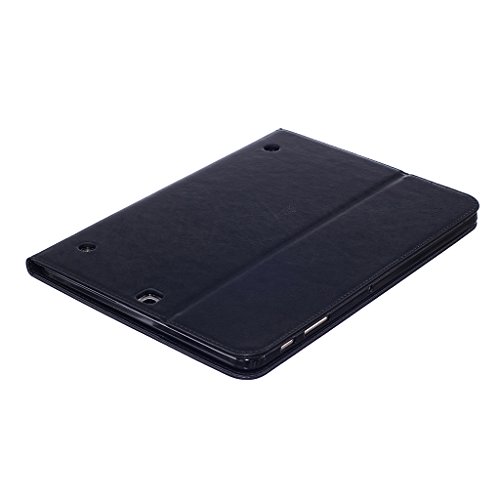 Schutzhülle Samsung Galaxy Tab S2 T815 9.7′ Hülle, PU Leder Cover Standfunktion Etui für Samsung Galaxy Tab S2 T815 9.7′ (Schwarz) - 5