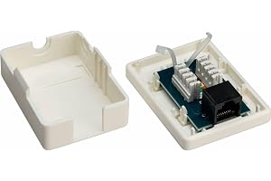 Goobay 77632 1-port RJ45 anslutningsdosa CAT 6, UTP