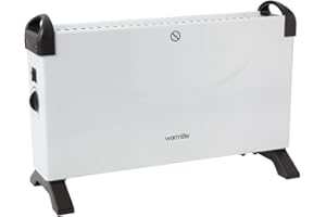 Warmlite WL41007 Convection heater with an Adjustable Thermostat and Overheat Protection, 2000W, White