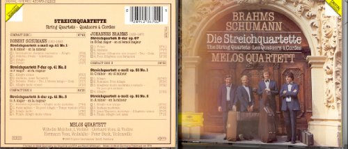 Preisvergleich Produktbild Brahms / Schumann: Streichquartette 1-3
