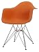 Produktbild hnnhome Esstischstühle inspirieren dar Esstisch Kunststoff Stühlen Lounge Sessel Büro Möbel Panton Orange