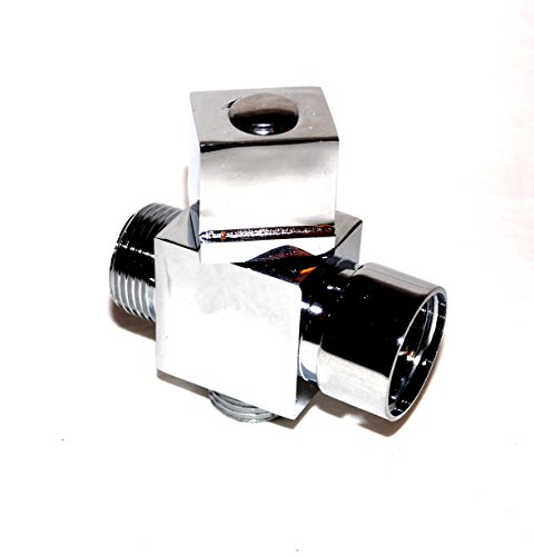 3-Wege Aufputz Umsteller Umschalt Ventil Umsellventil Umschaltventil 3/4 iG zu 3/4 AG mit 1/2 Zoll AG Ausgang für Schlauch Neu & OVP - 2