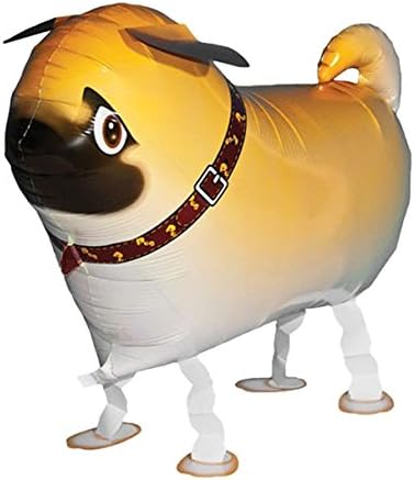 Walking Pet Balloons Pug Dog