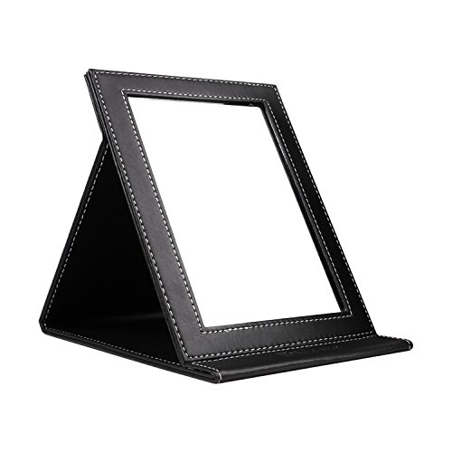 DUcare Tabletop Vanity Makeup Mirror Portable Folding Mirrors with Standing Large