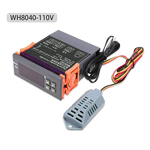 Gugutogo Lightweight LED Digital Thermostat Temperature Humidity Controller Meter