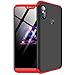 Produktbild GH Xiaomi Redmi 6 Pro/Xiaomi Mi A2 Lite Hart Schalen Etui 3 in 1 Ultra Dünn Slim Fit 360°Voll Karosserie Schutz 3-Teiliges Handy Etui