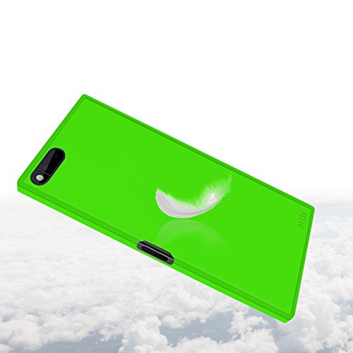 Custodia Razer Phone, FlexiCase di Orzly per Razer Phone (2017 Modello Android SmartPhone) - Custodia Protettiva costruita con QualitÃ  Premium di Silicone TPU - VERDE
