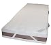 Produktbild Ananda Schmidt®  Matratzenschoner mit Spannumrandung | Höhe bis 30cm | für Boxspring-Betten & Wasser-Betten geeignet | Microfaser | 100% Polyester | Matratzen-Auflage | Weiß (70 x 200 cm)