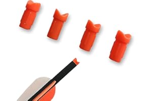 ZZYB 50pcs Encoche de Flèche en Plastique pour Arbalète Tir à l'arc Flèche Encoches Remplacement Arrow Nocks Chasse des Queues de Arbalète Flèche ID 7.6mm