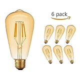 ★ Technische Eigenschaften: LED E27 Glühlampe, AC 220V-240V, 2700k, 4W, mit Überlast, Kurzschluss und Übertemperaturschutz.