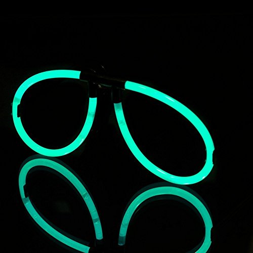50 leuchtende Knicklichter Brillen – Leuchtbrillen Set (50 Brillen) - 2