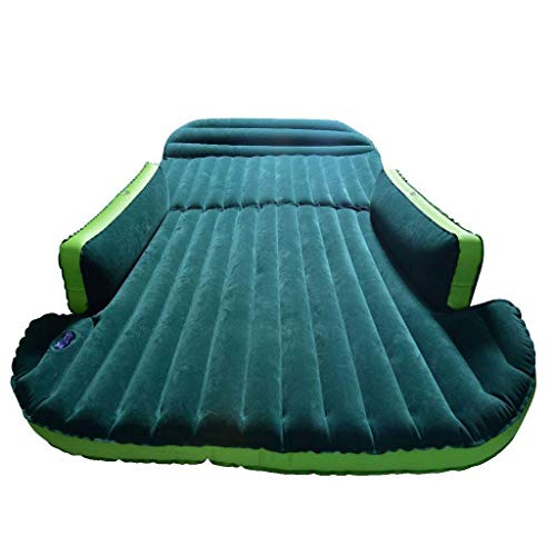 WOLFWILL SUV dedicado Funda para cojín extendida Viaje colchón Cama de Aire Hinchable más Gruesa Asiento Trasero (Verde)