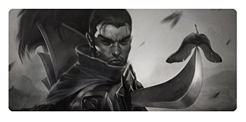 jiangu  rat  n Pad  h  roes Union LOL  Ho arthorn oscuro   ngel  Blast  mesa grande Pad Teclado y Rat  n Pad negro  5