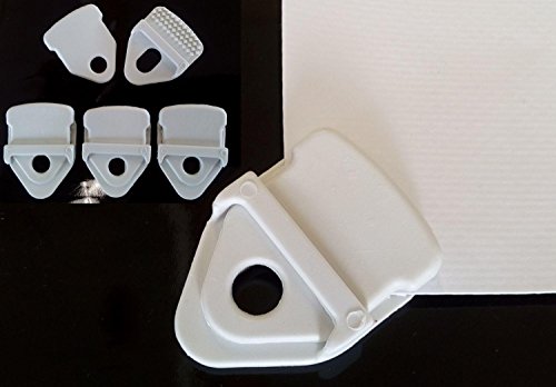 Preisvergleich Produktbild 4 x bruchfeste Planenklemmen Planenspanner Folienklammer Ösenklemmen