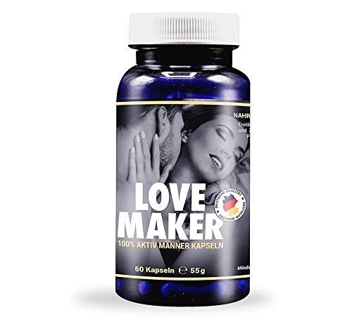 Preisvergleich Produktbild LOVE Maker - Intensiv Männerkapseln - hochdosiert - natürlich - rezeptfrei - deutsche Premium Qualität - für mehr Lust, Liebe und Leidenschaft - mehr Kraft und Vitalität - 60 Kapseln