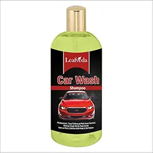 Leafveda Car Shampoo and Wash for extra shine and Lemon High Foaming Car Shampoo 200ML