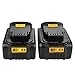 Price comparison product image [2 Packs] Powilling 18V 5.0Ah Li-ion Replacement Battery for DeWalt 18V DCB184 DCB200 DCB182 DCB180 DCB181 DCB182 DCB201 DeWalt Batteries