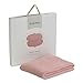 The Little Green Sheep Organic Knitted Baby Blanket (Pink)